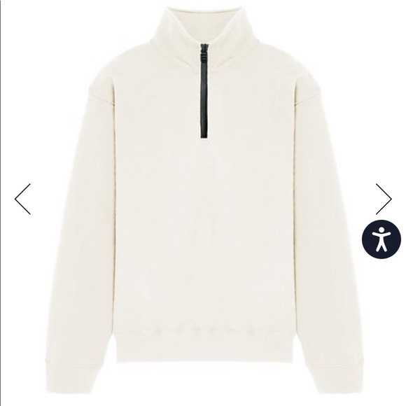 Solid&Striped Cream Pullover Size Small - Picture 9 of 14